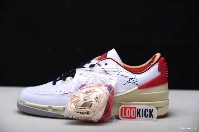 Rep Jordan White SP 2 Low Red DJ4375-106 Off-White Retro 0722